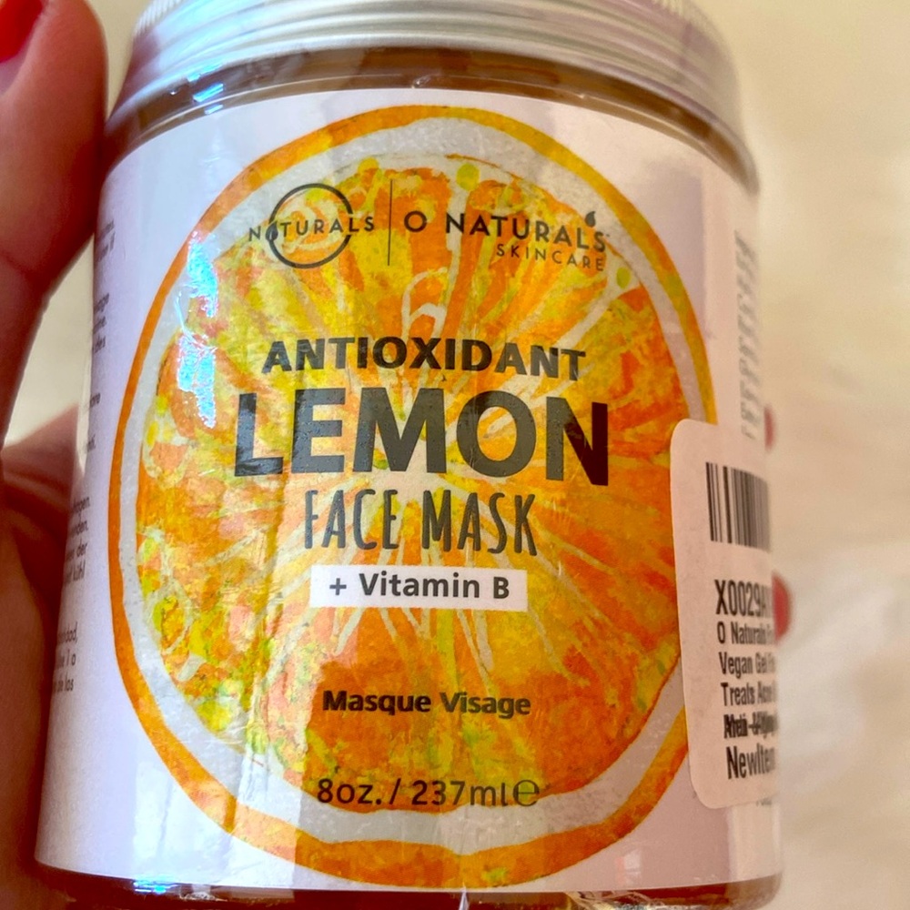 🆕 Lemon face mask
